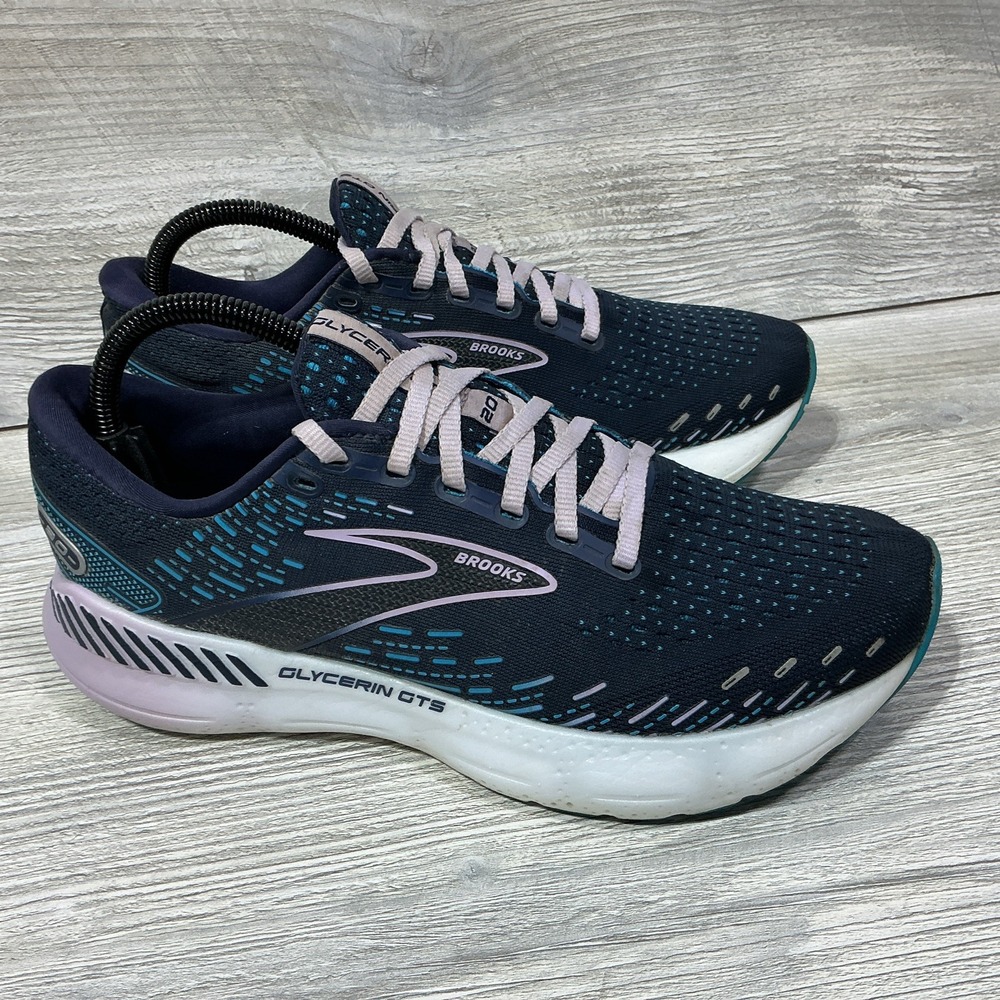 Brooks Glycerin 20 Peacoat Lilac Running Shoes 1203691B499 Women's Size 9 B